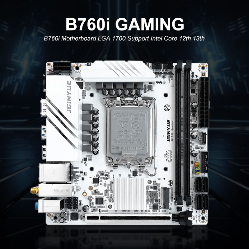 JGINYUE B760I GAMING ミニITXマザーボ - Lga1700 Itx Motherboard Ddr5 のレビューと価格