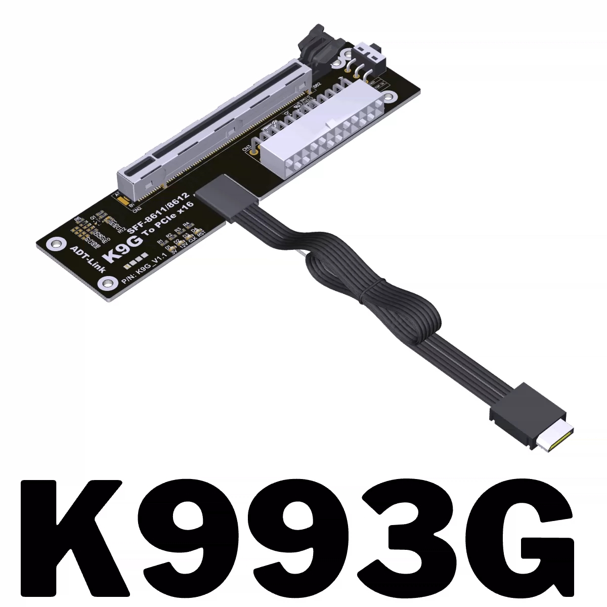 K993G-BK7 PCI-E 5.0 x4 to OCuL - Oculink Egpu Mini Pc のレビューと価格