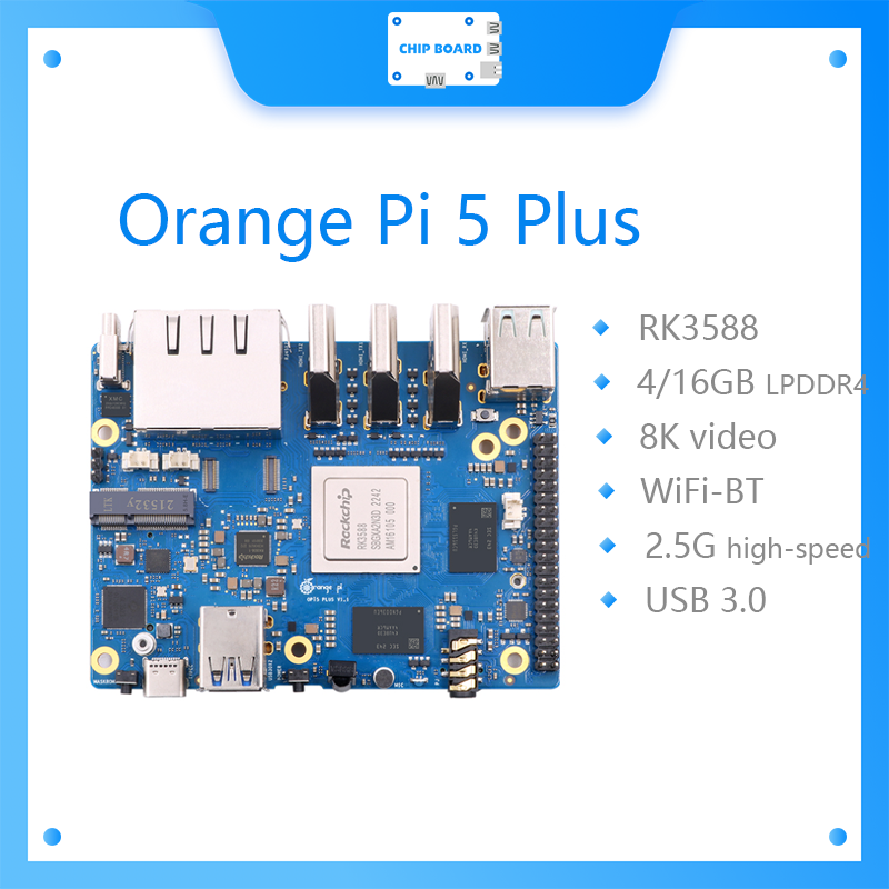 オレンジパイ5プラスシングルボードコンピューター,Rk358 - Orange Pi 5 Plus 16Gb のレビューと価格