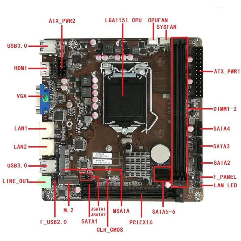 B365 Mini-ITX マザーボード LGA 1151  - Nas Motherboard 8 Sata Mini Itx のレビューと価格
