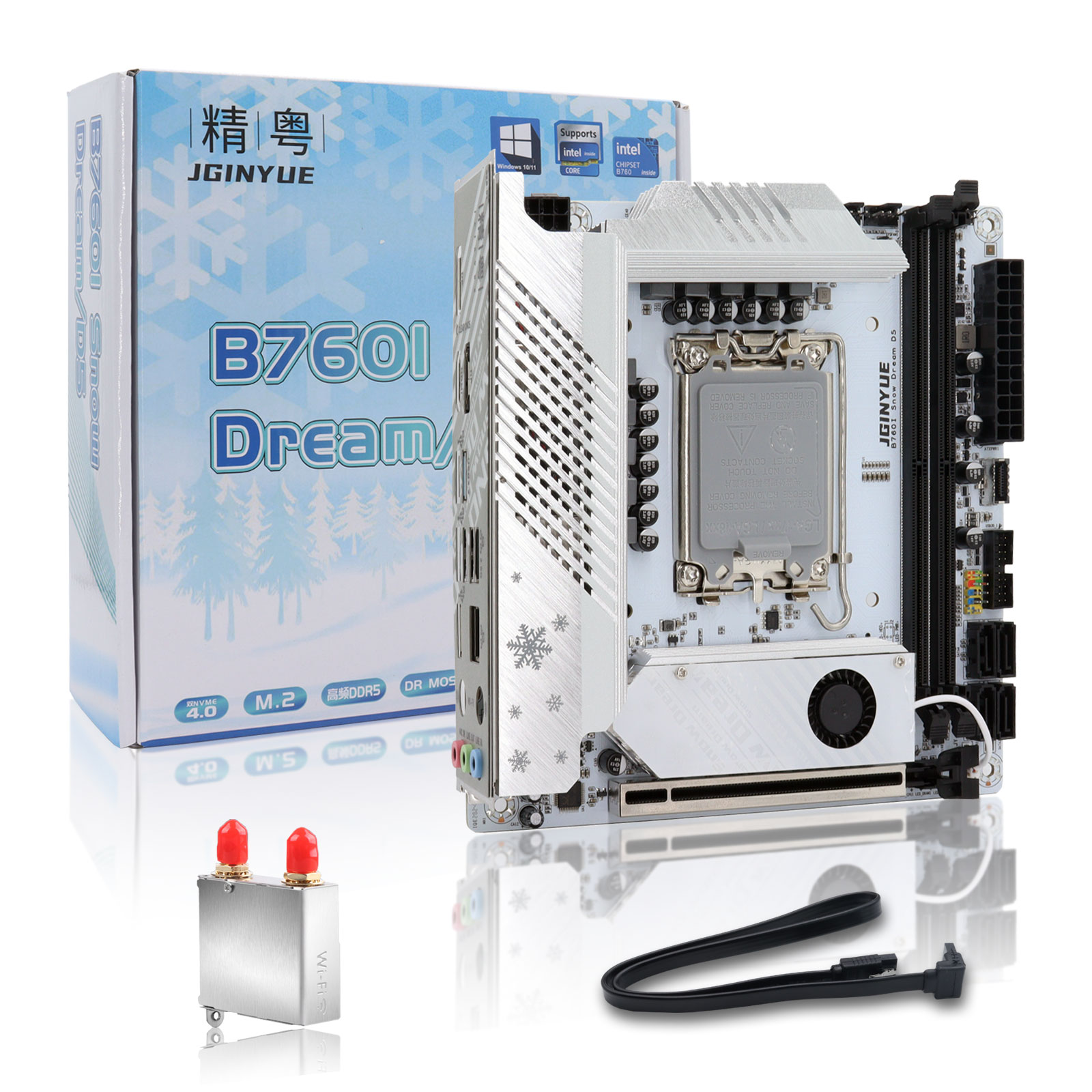 B760i ARGB WIFI DDR5 マザーボード mi - Lga1700 Itx Motherboard Ddr5 のレビューと価格